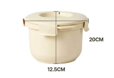 Microwave Low-Calorie Rice Cooker Calorie Bowl (Green)