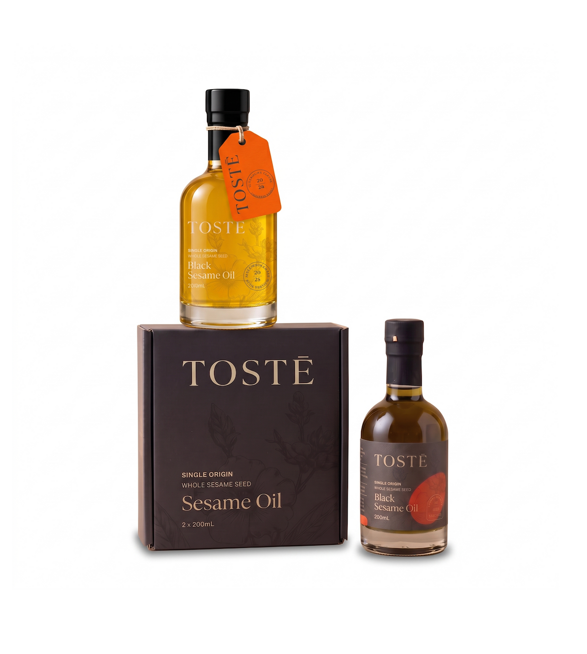 2026 Sydney Royal Medal Winners Duo — Gold & Silver First Harvest Black Sesame Oil SET