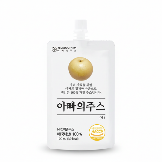 Pear Juice 1 box 40 pouches made with 100% domestic pears